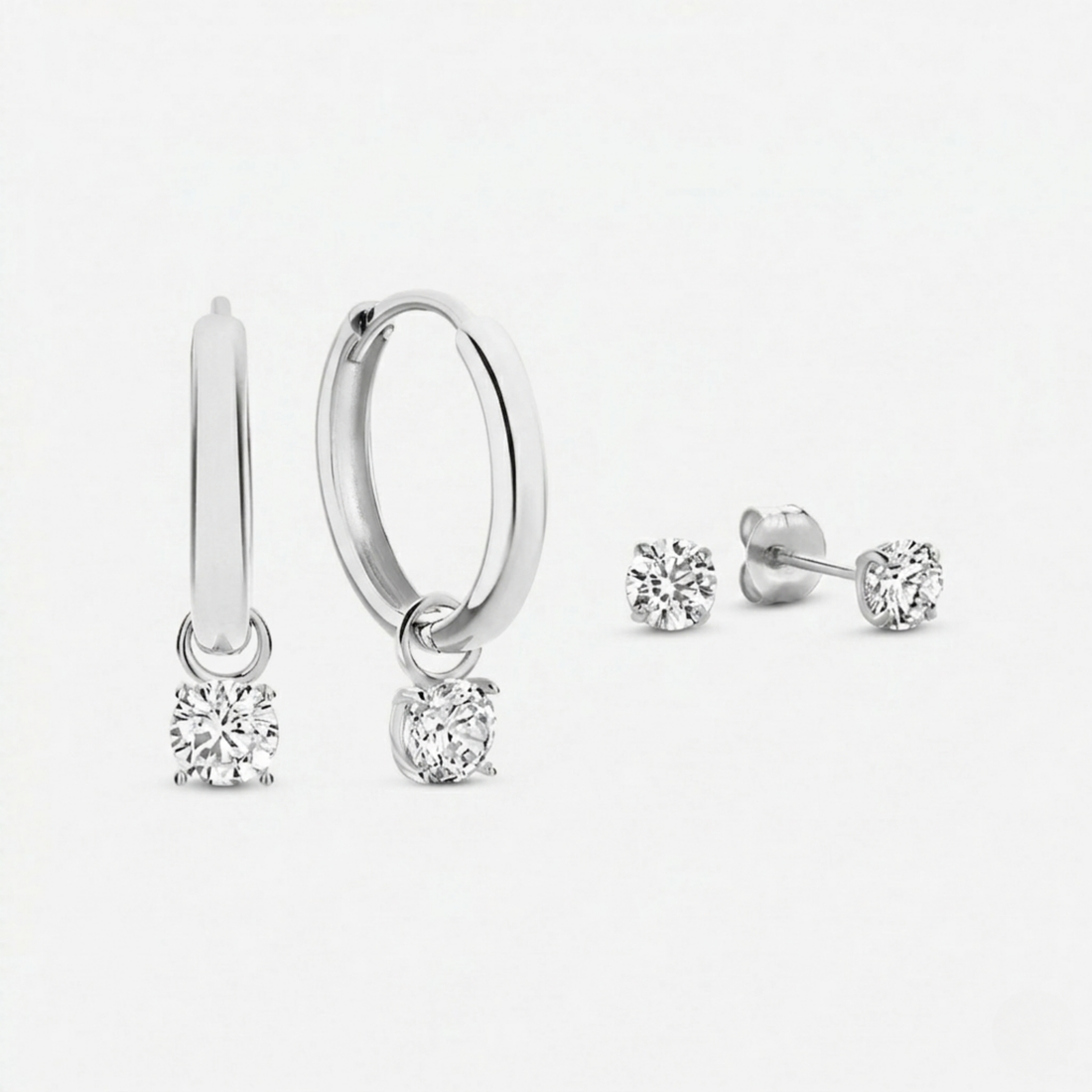 Luna Earrings Set | Gold