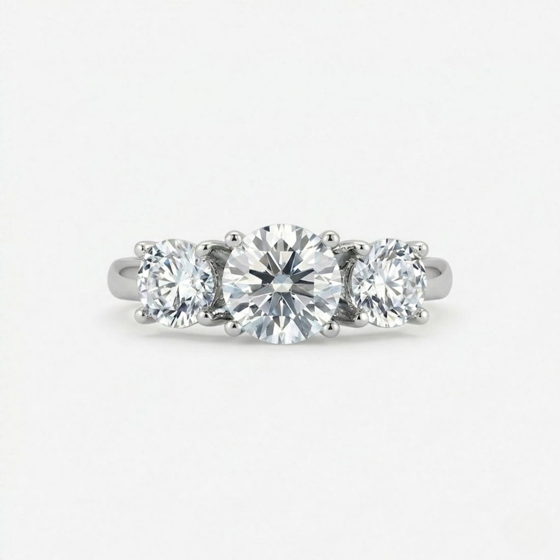 Claire Stone Ring | White gold