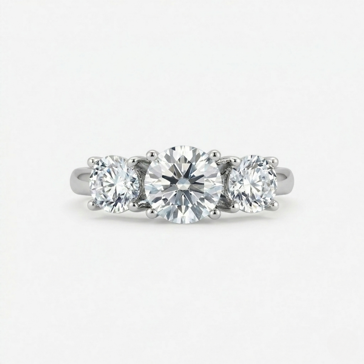 Claire Stone Ring | White gold