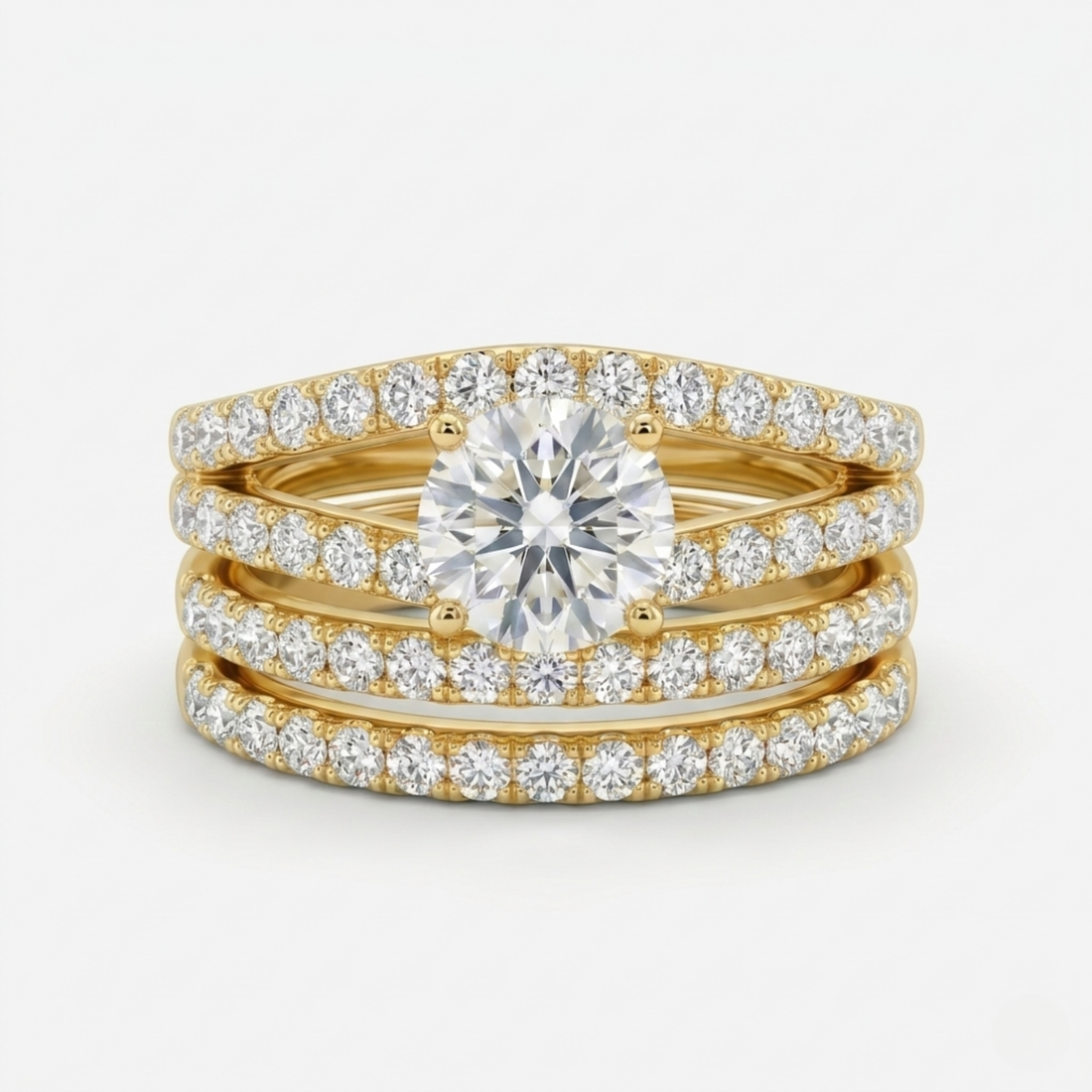 Kylie Ring Set | Gold