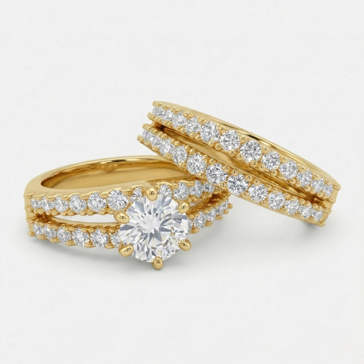 Kylie Ring Set | Gold