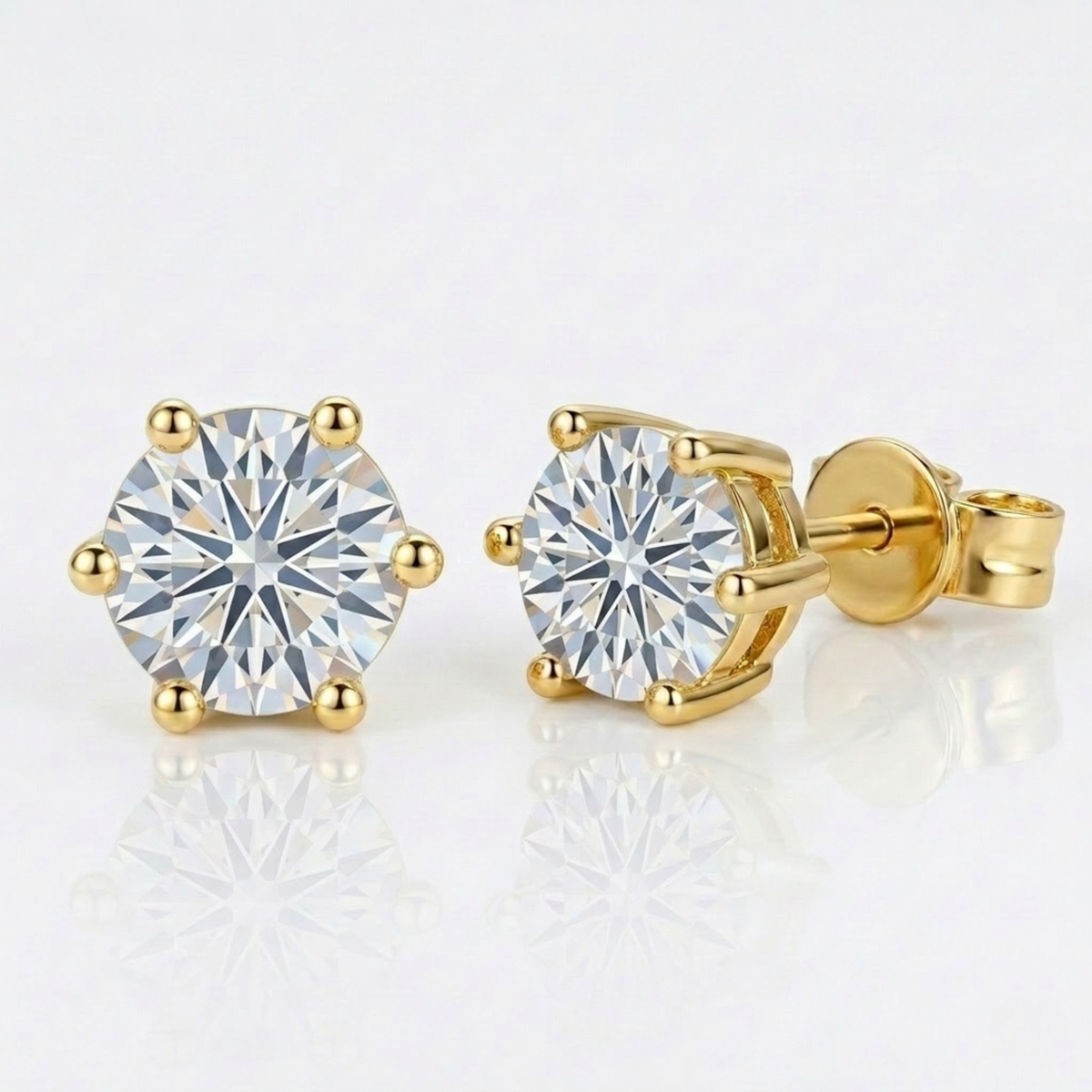 Celeste Luxe Earrings | White gold