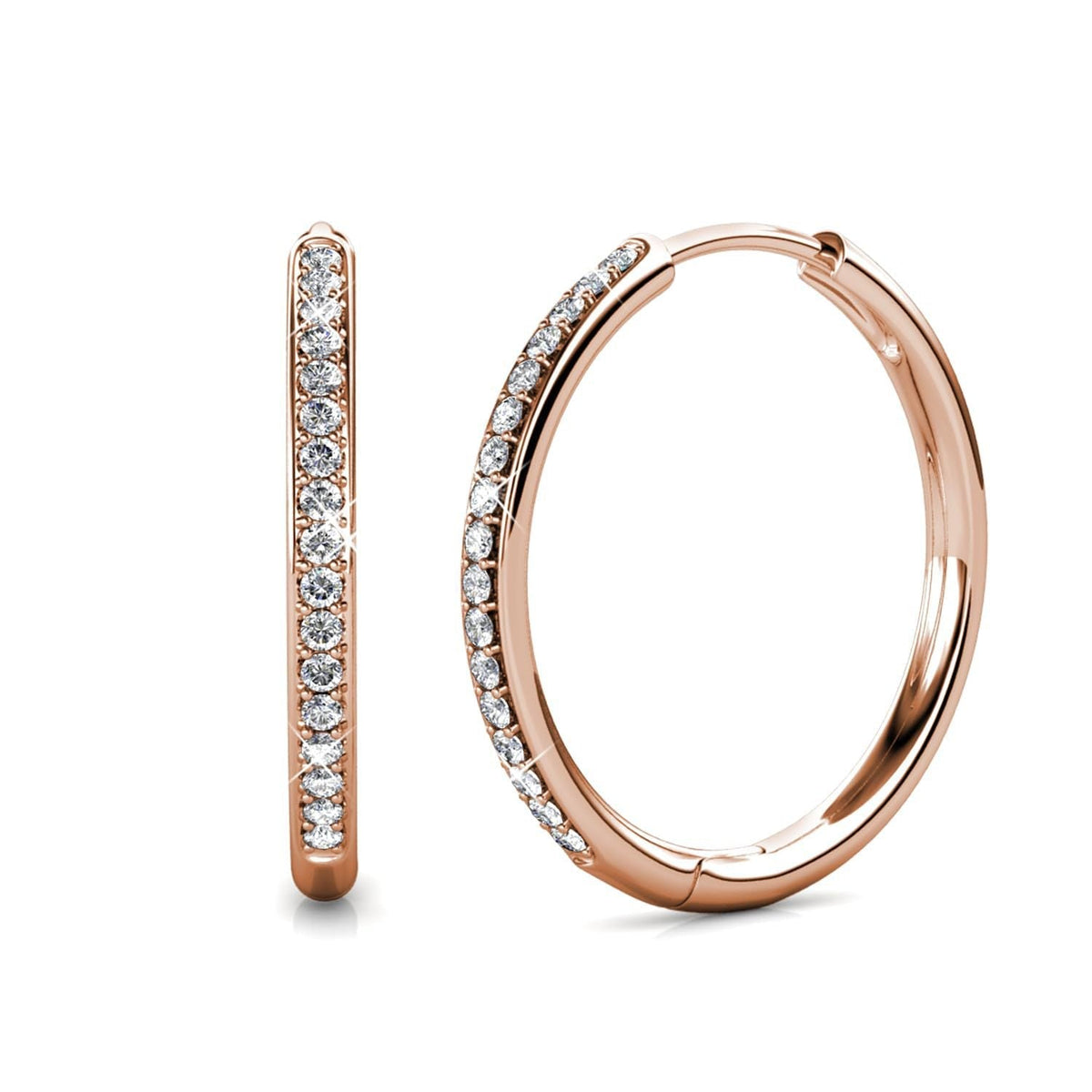 Sorel Pave Earrings - Gold