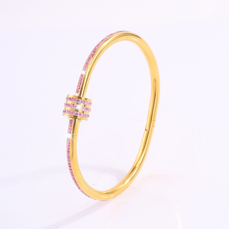Tessandra Virelli Bracelet Green | Gold
