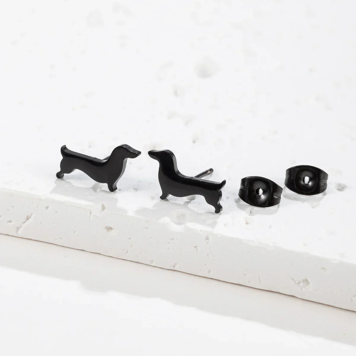 Cute Dachshund Stud Earrings
