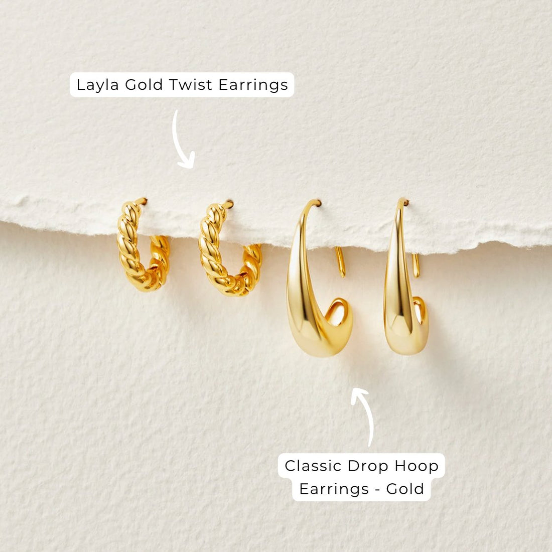 Moana Earrings | Gold