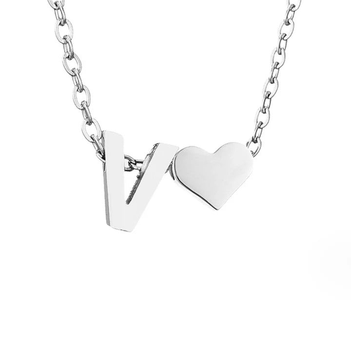 Evie Necklace | White Gold
