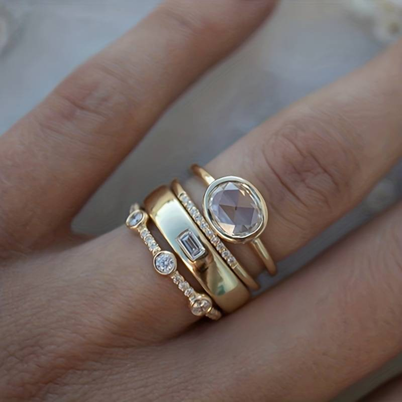 Lily Vintage Gold - Ring Set
