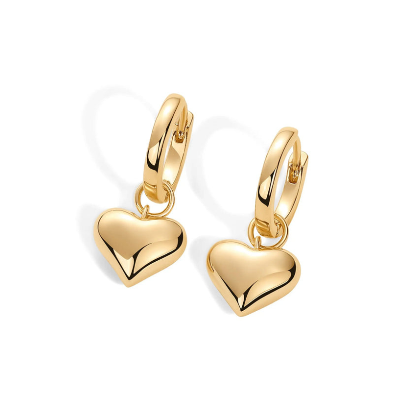 Heartened Chunky - Earrings
