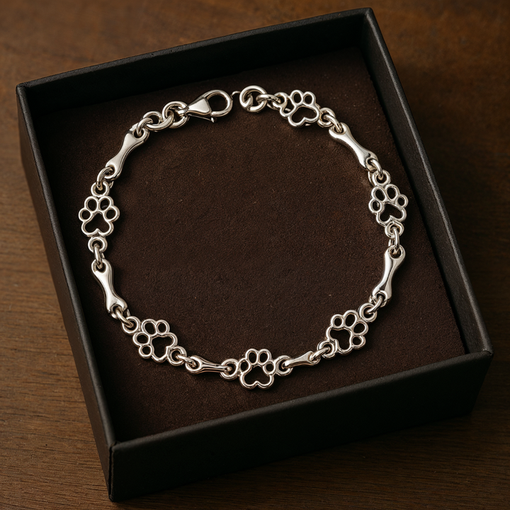 Paw &amp; Bone Charm Bracelet