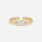 Aya Sterling Ring | White Gold