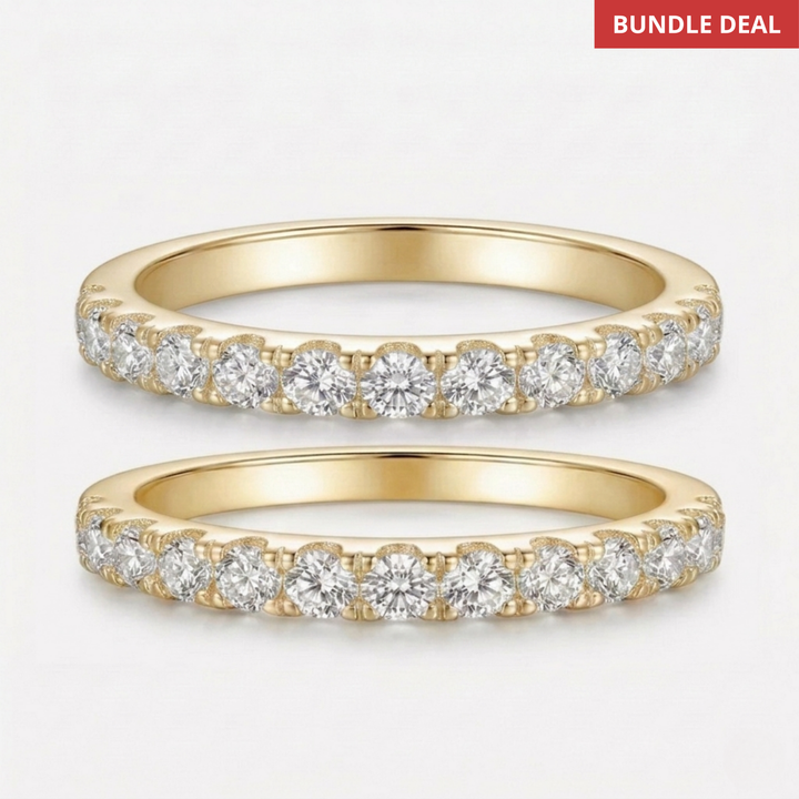 Aria Ring Set | White Gold