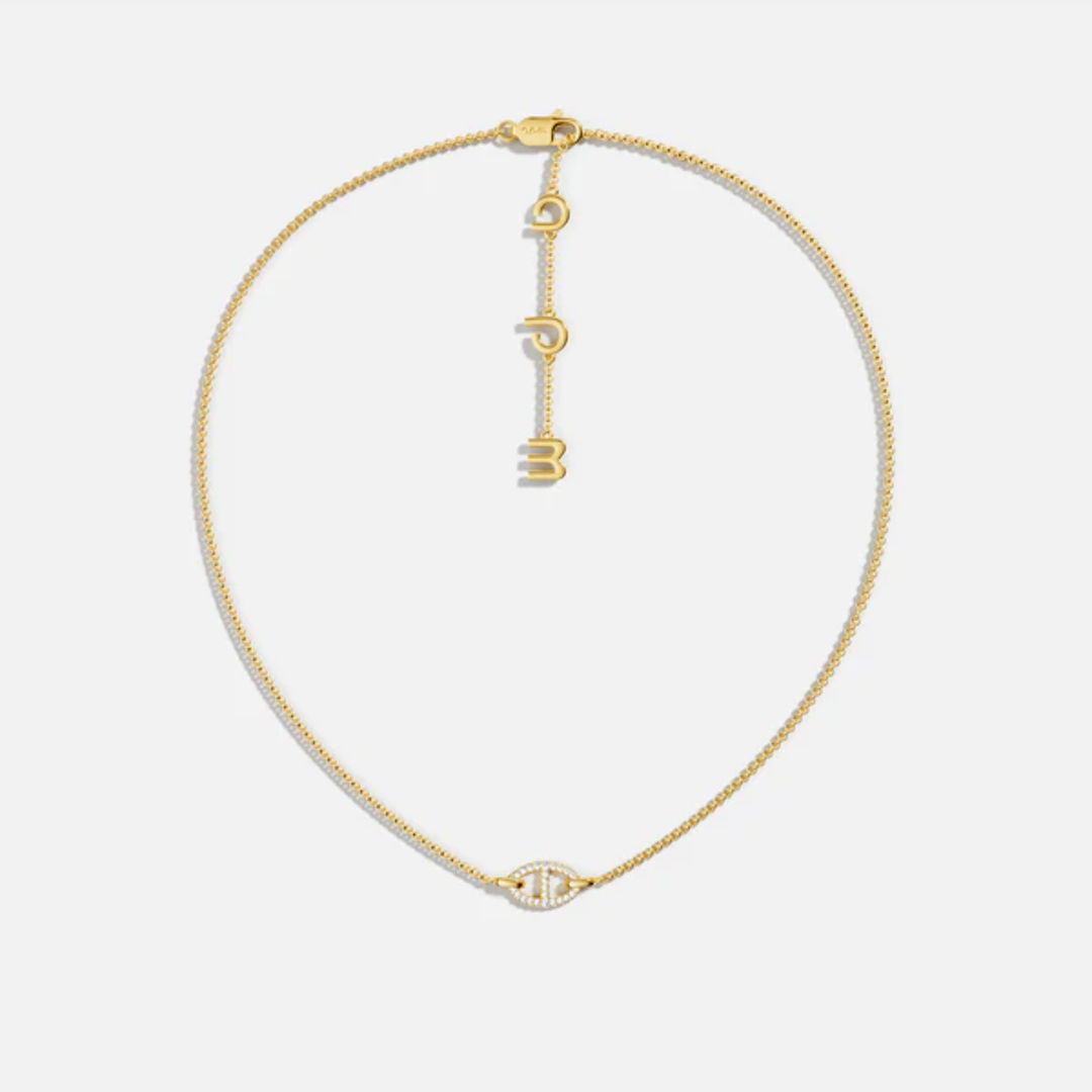Isla Marina Necklace | Gold