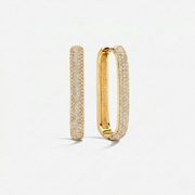 Gigi Sparkling Hoops | Gold