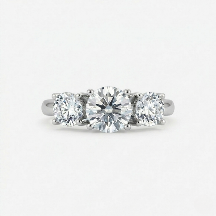 Claire Stone Ring | White gold