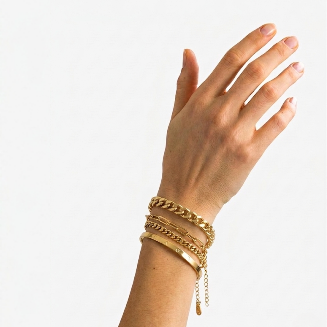 Gracie Bracelet Set | Gold