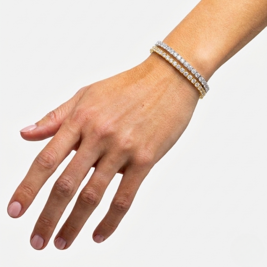 Tiffany Tennis Bracelet Set | Gold