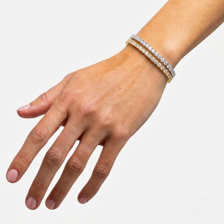 Tiffany Tennis Bracelet Set | Gold