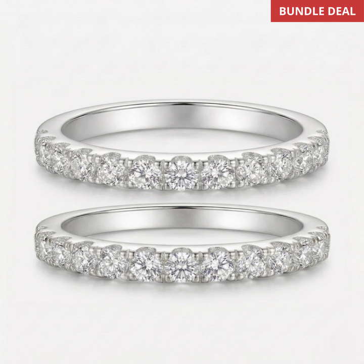 Aria Ring Set | White Gold