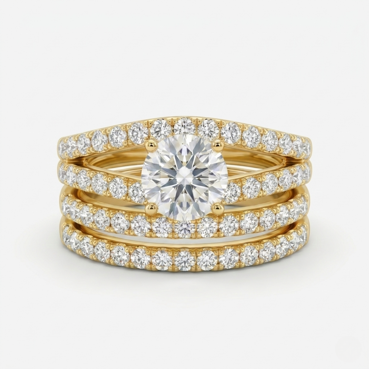 Kylie Ring Set | Gold