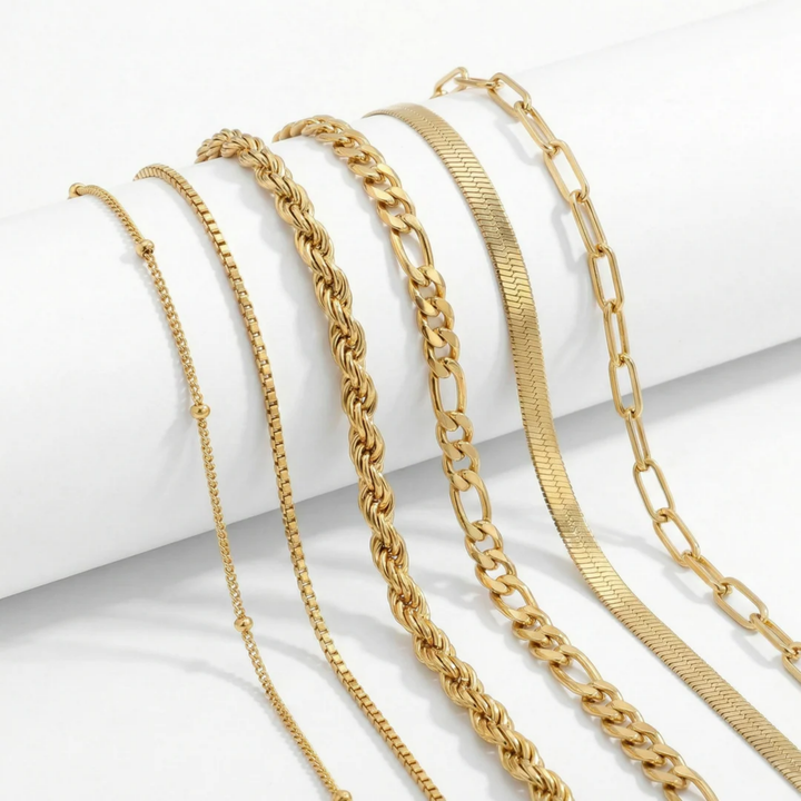 Isabella Bracelet Set | Gold