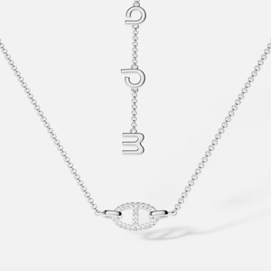 Isla Marina Necklace | White Gold