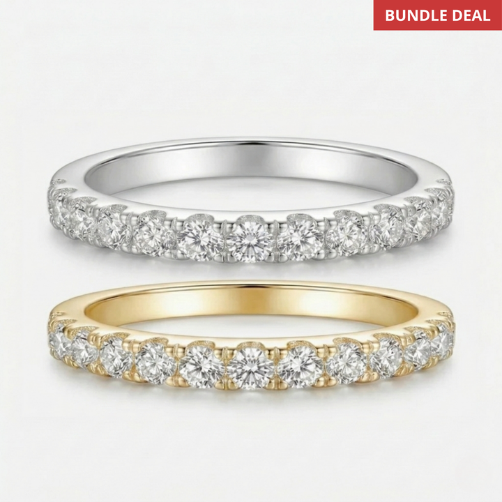 Aria Ring Set | White Gold
