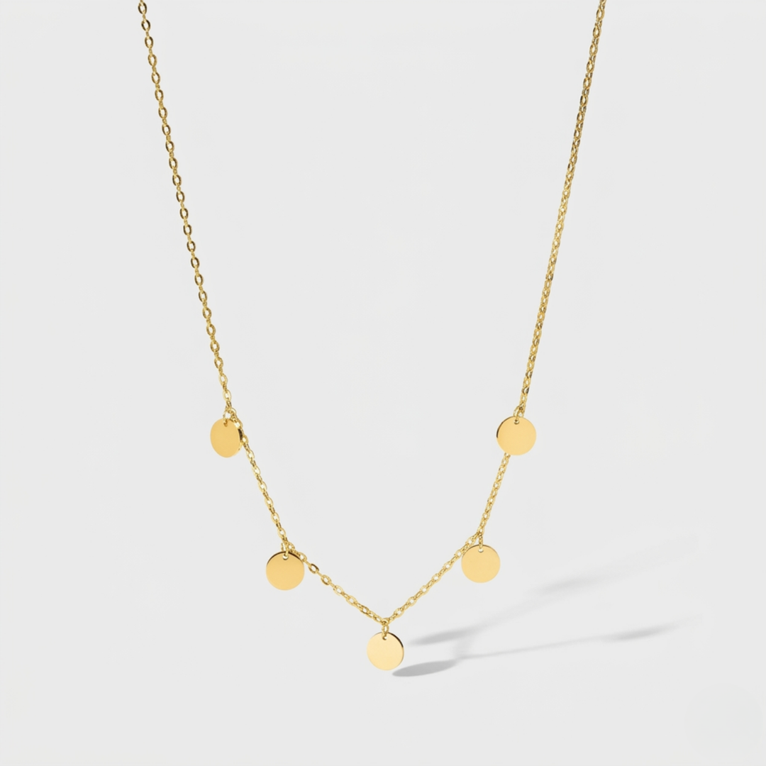Funky Buddha Necklace | White Gold
