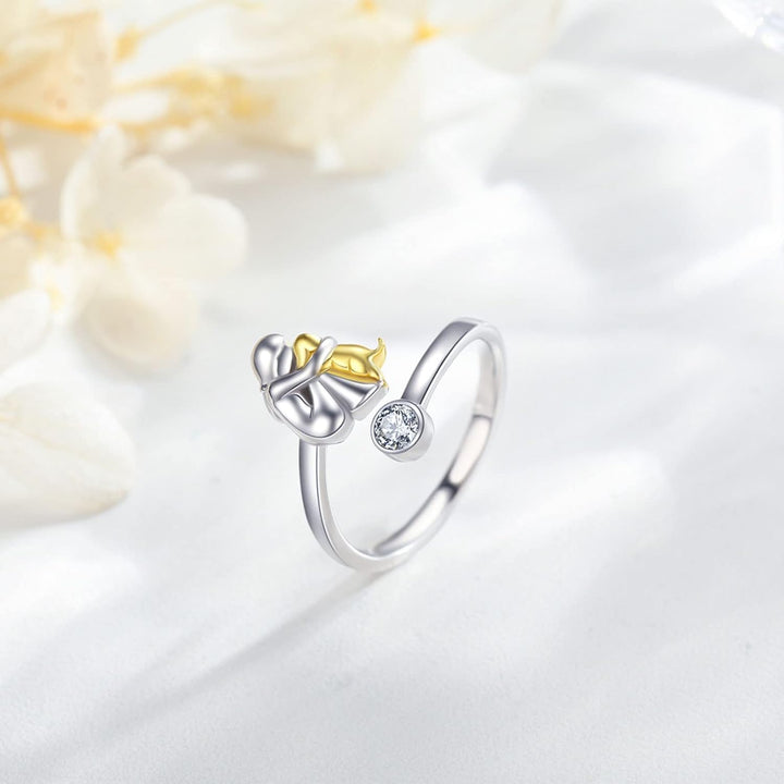 Tobby Adjustable Dog Lover Ring