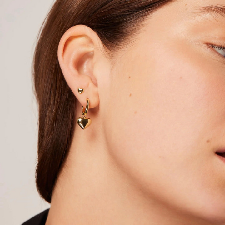 Heartened Chunky - Earrings