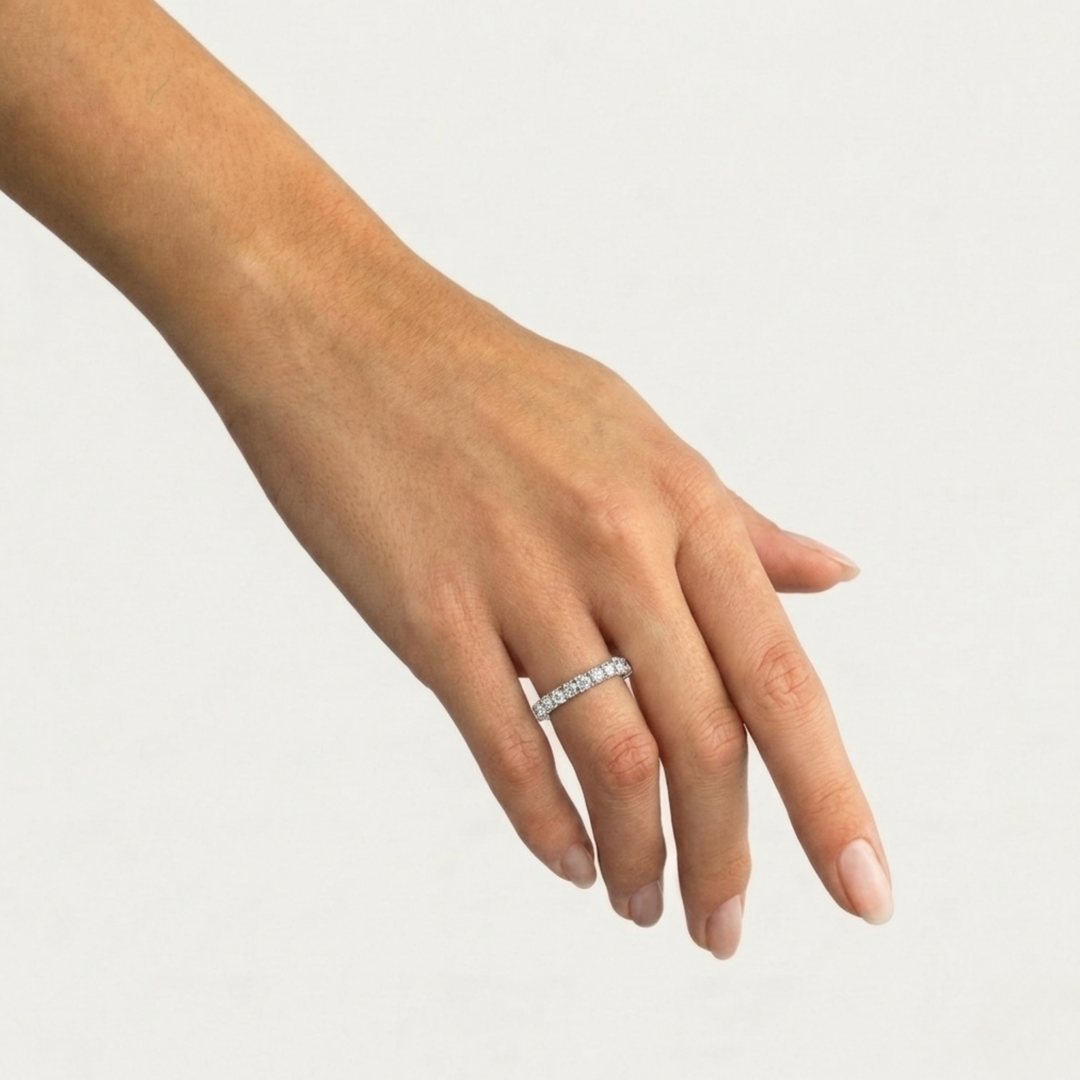 Aria Ring Set | White Gold