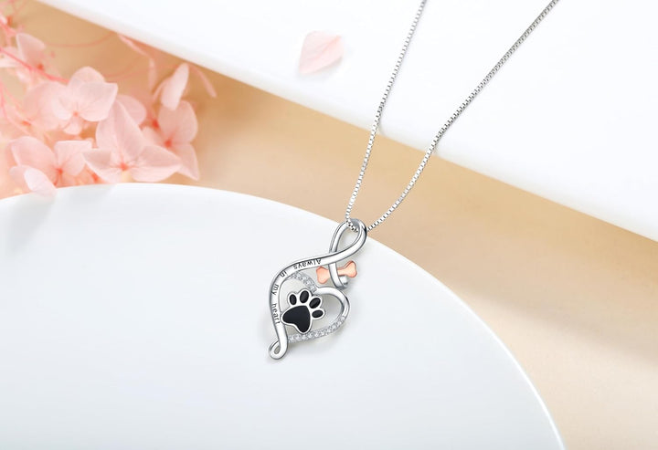 Lucky Paw Charm Necklace