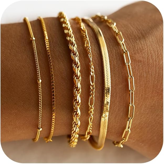 Isabella Vernetta bracelet set - Gold
