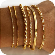 Isabella Vernetta bracelet set - Gold