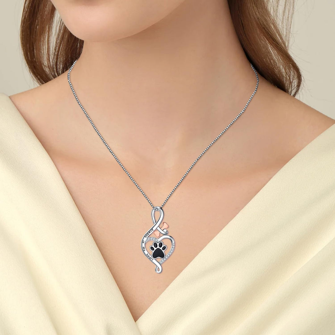 Lucky Paw Charm Necklace