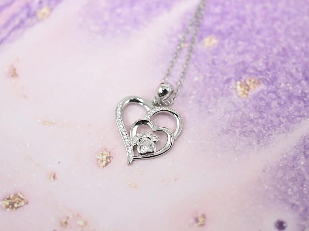 Paw Love Crystal Necklace