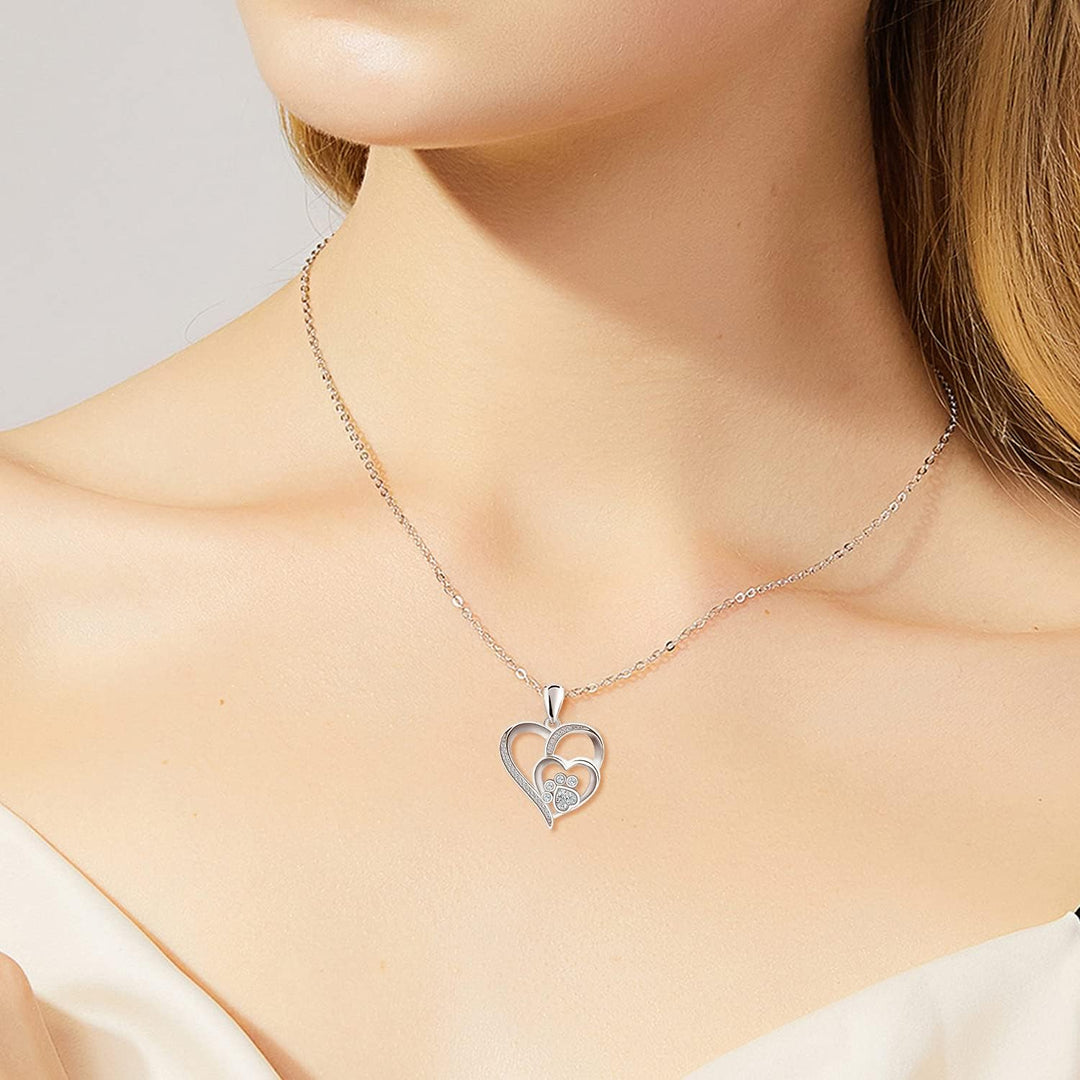 Paw Love Crystal Necklace
