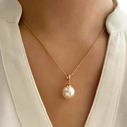 Golden Grace Pearl Jewellery Set | Gold