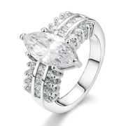 Odette Mercer Ring | White Gold
