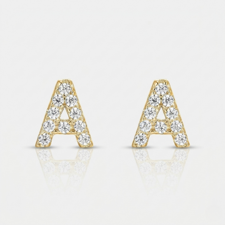 Amber Earrings | Gold