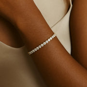 Moissanite Tennis bracelet - Gold