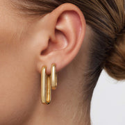 Small Gigi Hoops | Gold