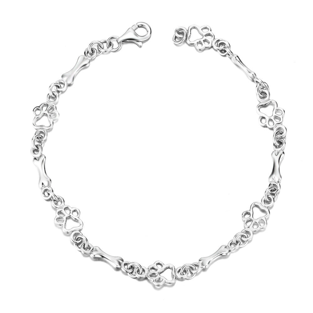 Paw &amp; Bone Charm Bracelet