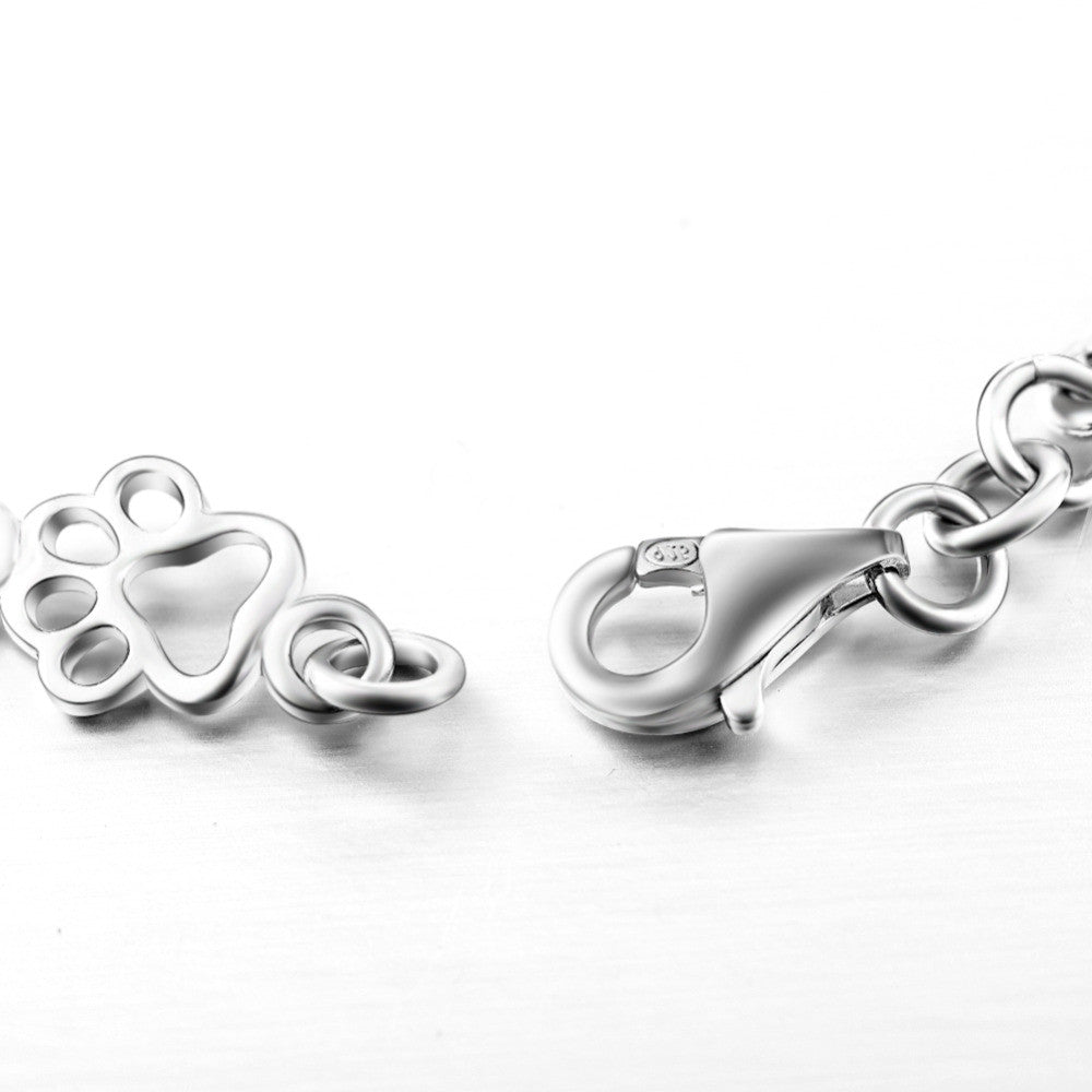 Paw &amp; Bone Charm Bracelet