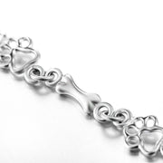Paw & Bone Charm Bracelet