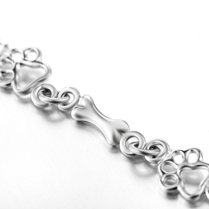 Paw &amp; Bone Charm Bracelet