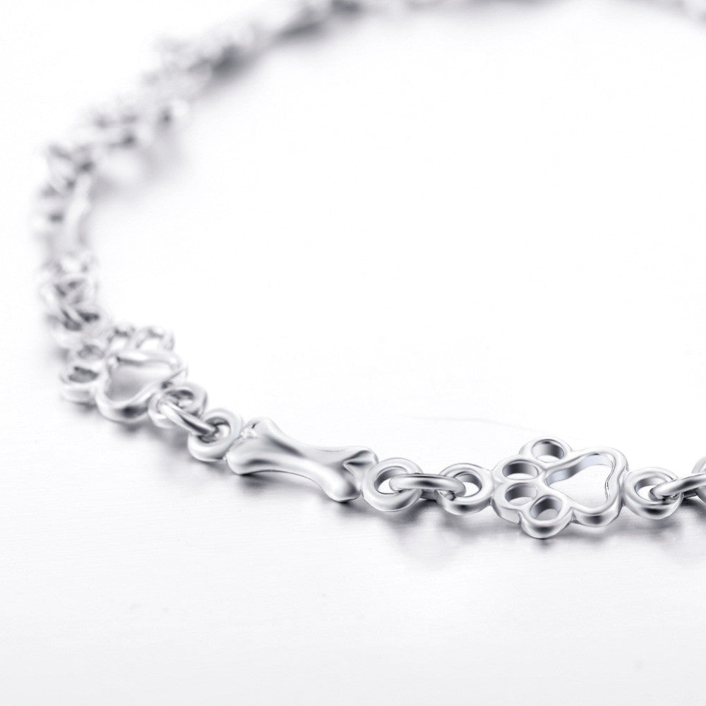 Paw &amp; Bone Charm Bracelet