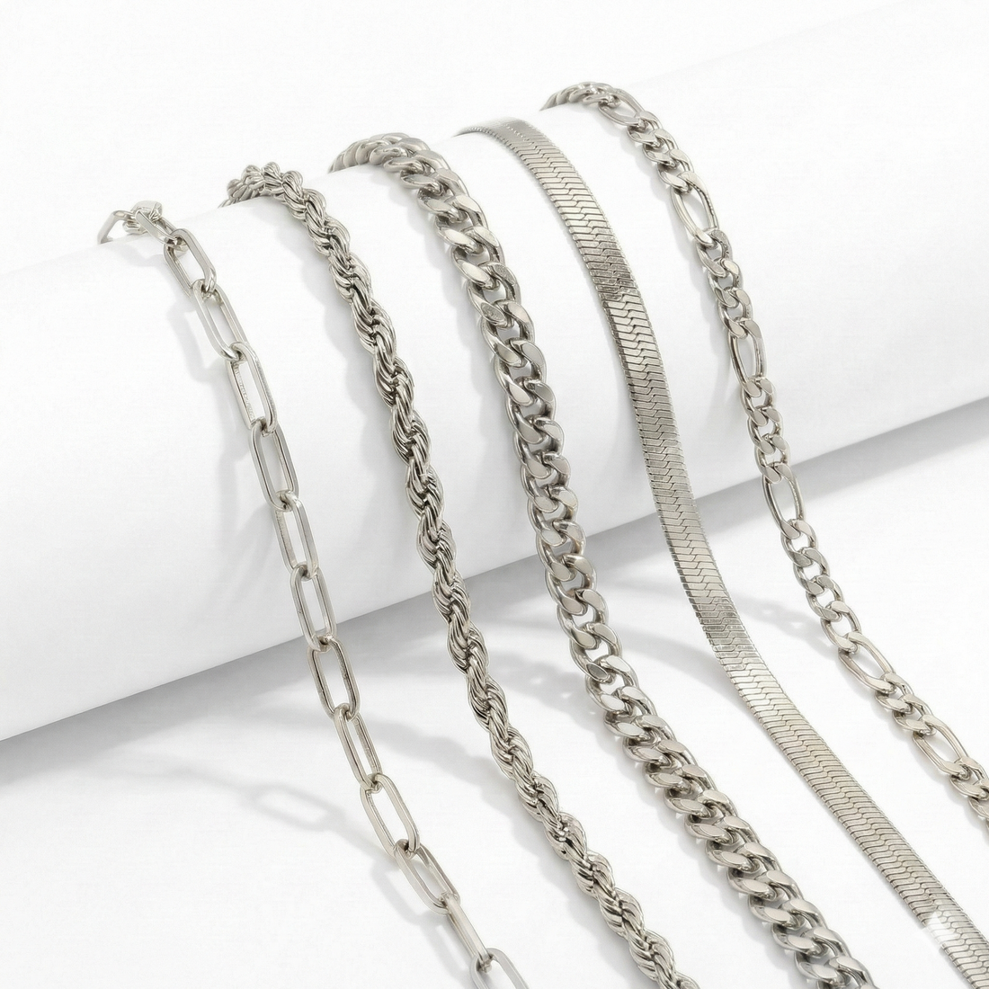 Ellis Renner Bracelet Set - White Gold