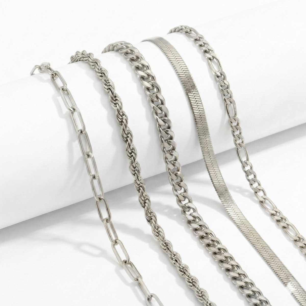 Ellis Renner Bracelet Set - White Gold