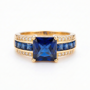 Kassira Bluemont Gold Ring
